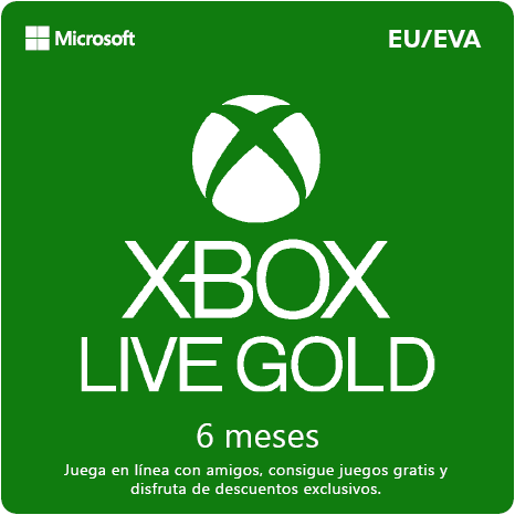 Xbox Live Gold 6 meses