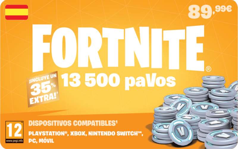 Fortnite 13.500 paVos (V-Bucks)